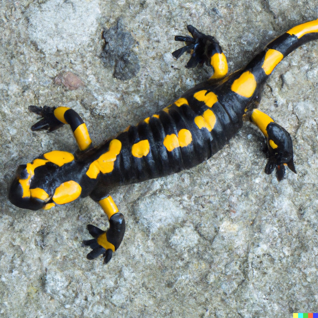 Fire salamander